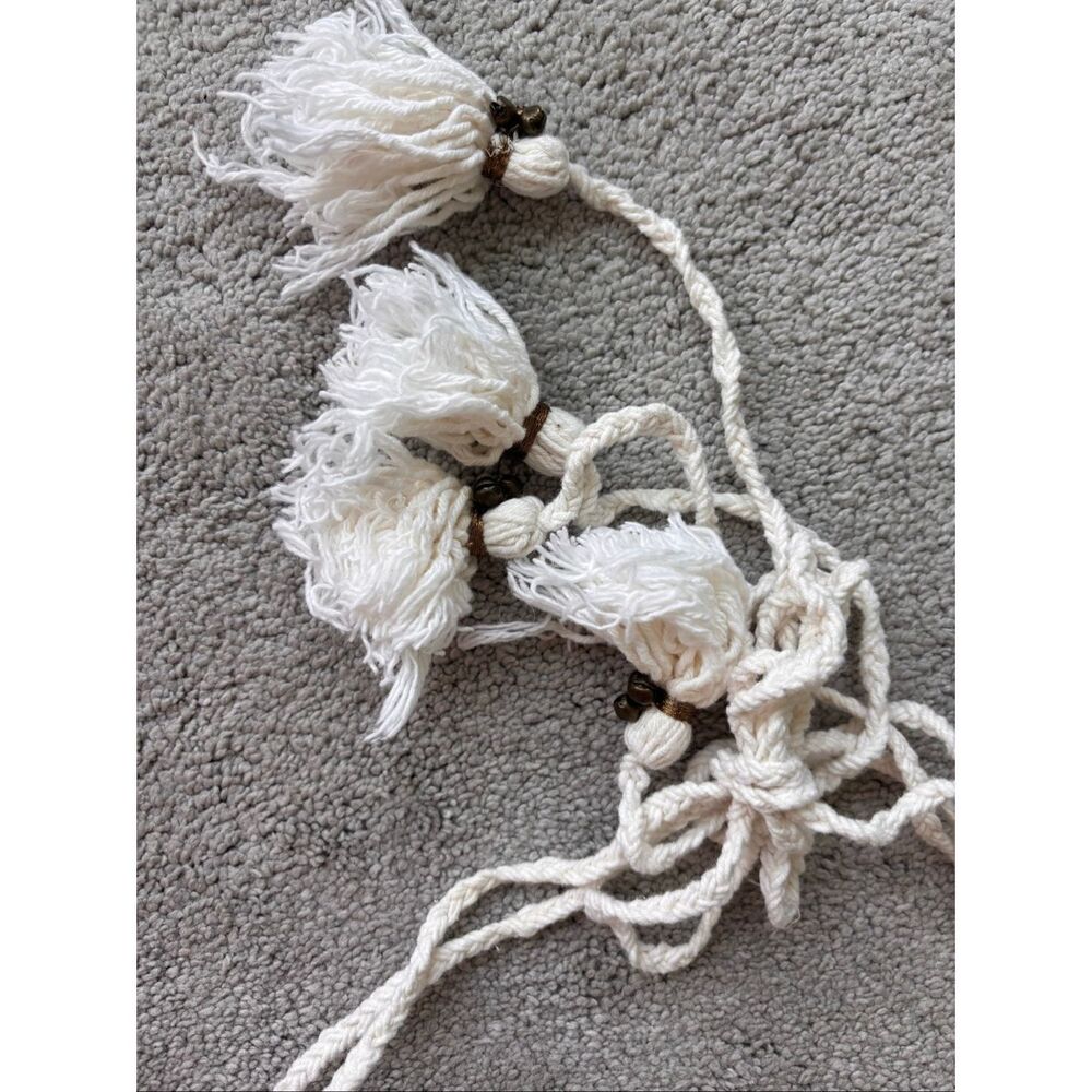 NWOT Free People Ivory Raw Hem Plunge Halter Maxi Dress | Boho Beach Goddess, Sm - Picture 3 of 10